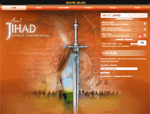 Tablet Screenshot of aboutjihad.com